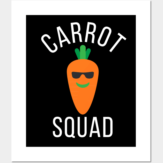 Carrot Squad Cool Carrot Wall Art by DesignArchitect